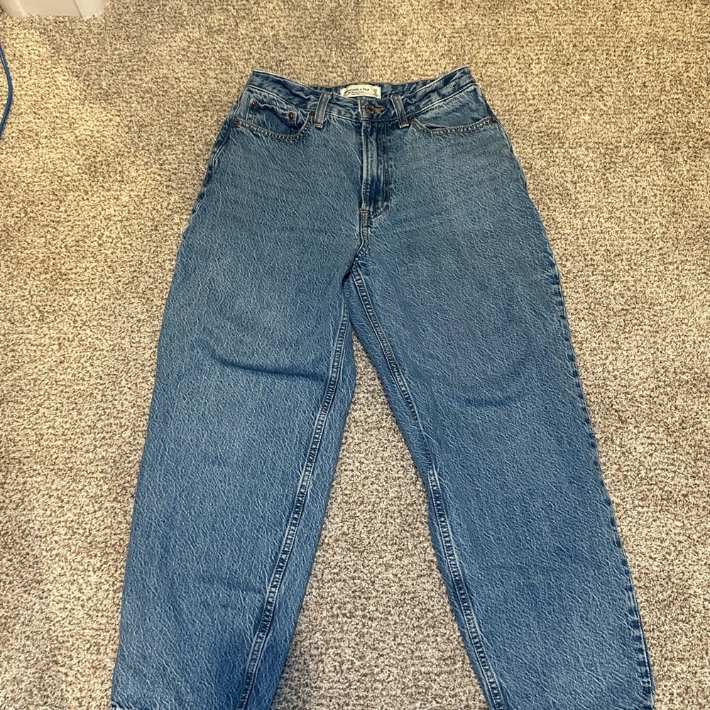 Abercrombie & Fitch High Rise Blue Jeans